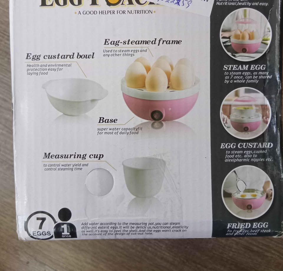 New Tasty Mini Rapid Egg Cooker, 7-Egg Capacity - photo 3