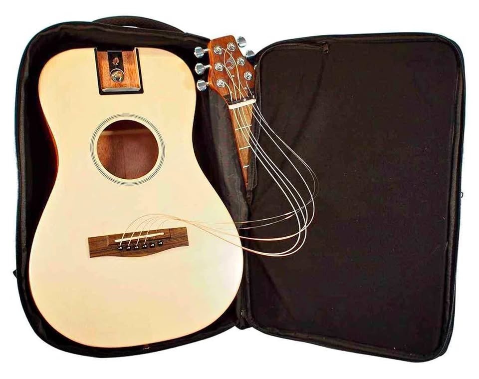 New Journey PJ410N Travel Guitar – Collapsible – Solid Spruce