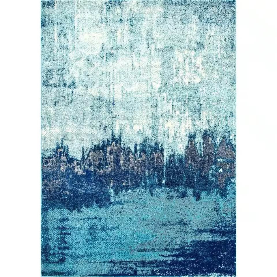 nuLOOM Alayna Abstract Area Rug, 6' 7" x 9', Blue