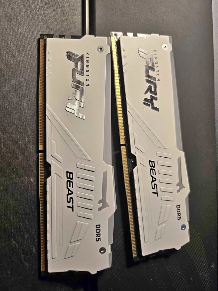 64g ddr5 kingston fury beast rgb ram cl30 5600