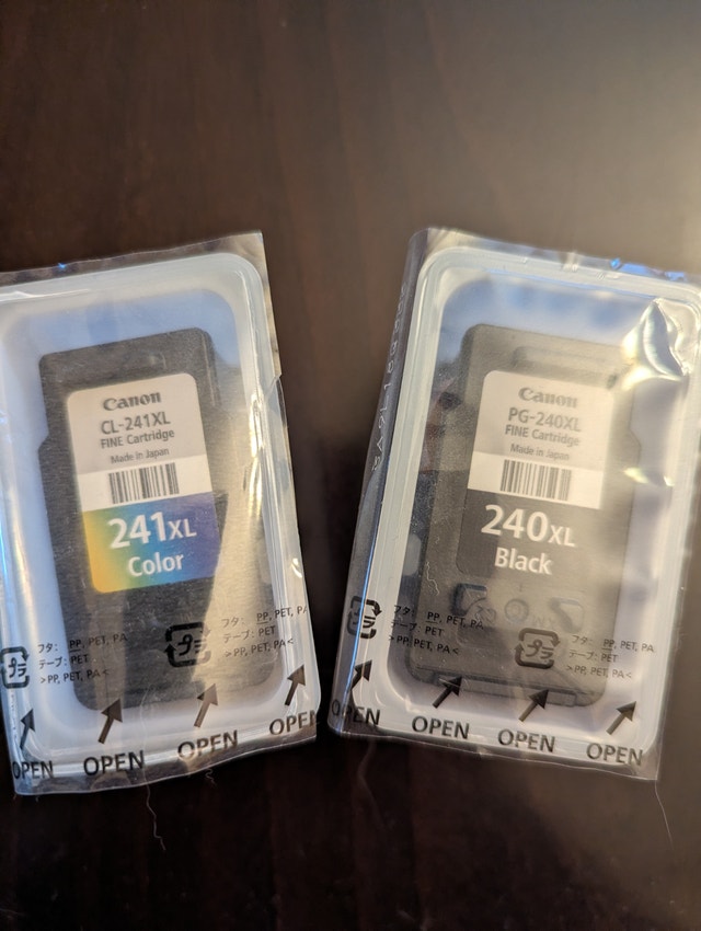 NEW! Canon PG-240 XL & CL-241 XL printer ink cartridges