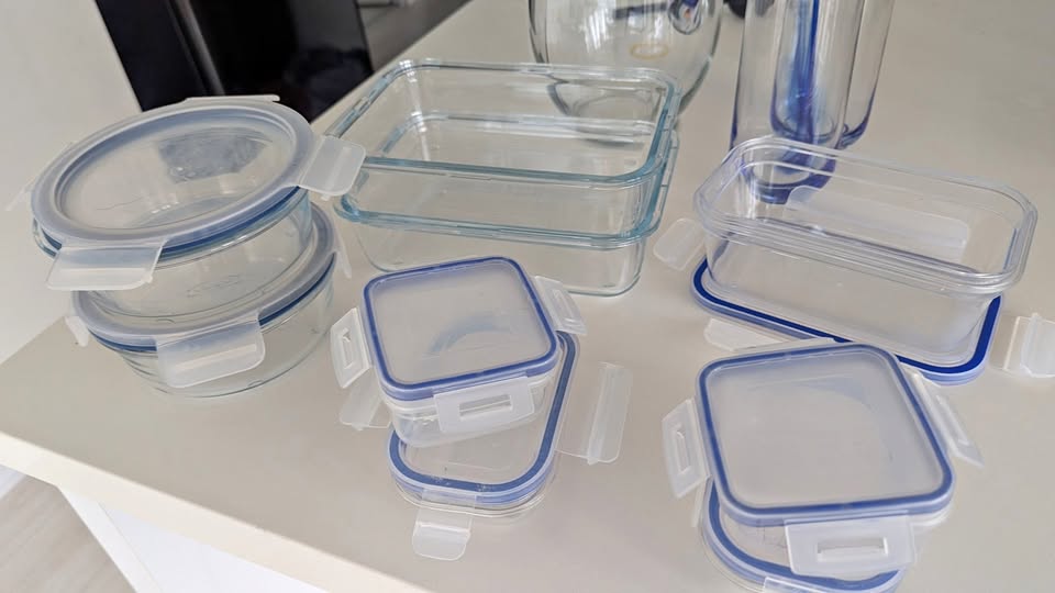 Glass & Plastic Food Storage Containers
