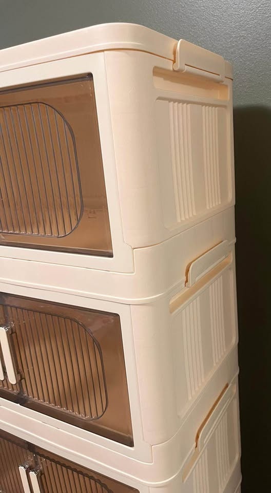 collapsible plastic storage Bins with lids - photo 4