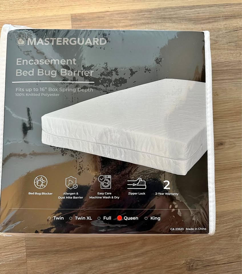 NEW Mattress protector bedbug barrier Queen Masterguard