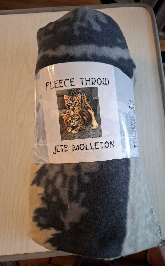 Fleece throw