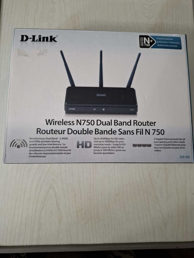 D-Link wireless router N750 Dual Band