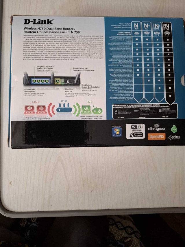 D-Link wireless router N750 Dual Band - photo 2