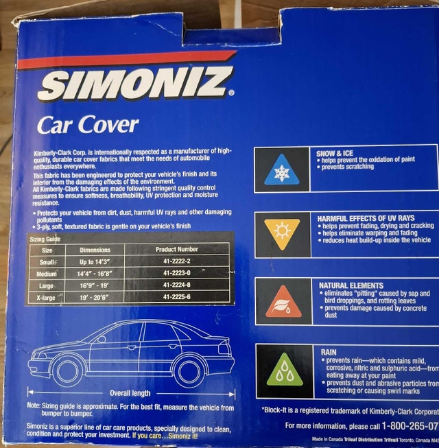 SIMONIZ waterproof vehicle cover - photo 2