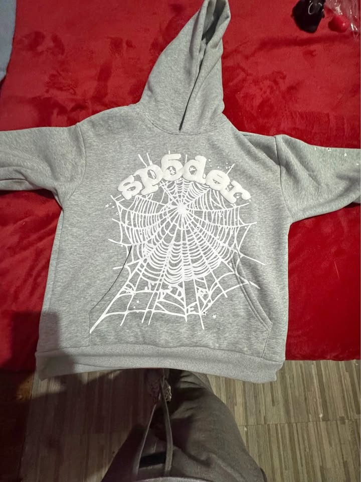 Sp5der og web heather hoodie