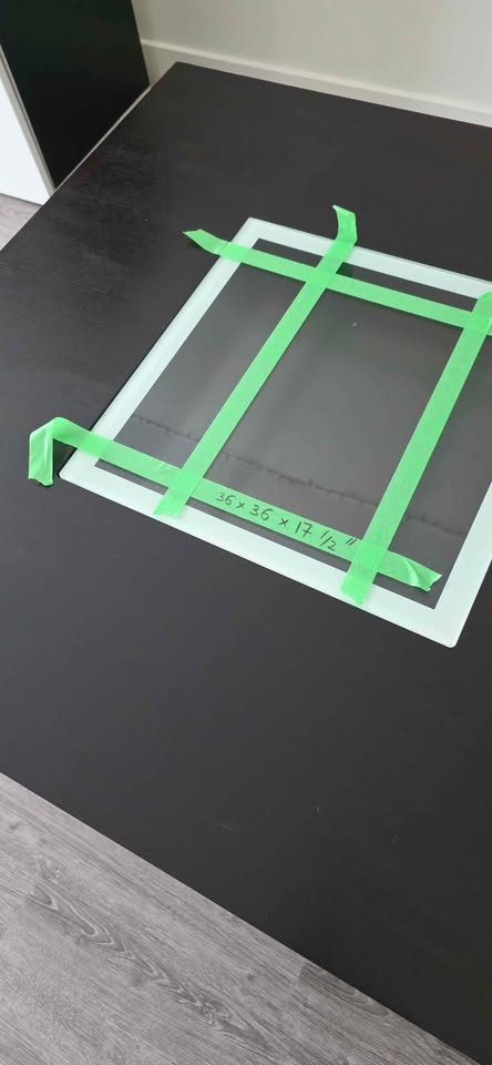 Square wooden coffee table - photo 3