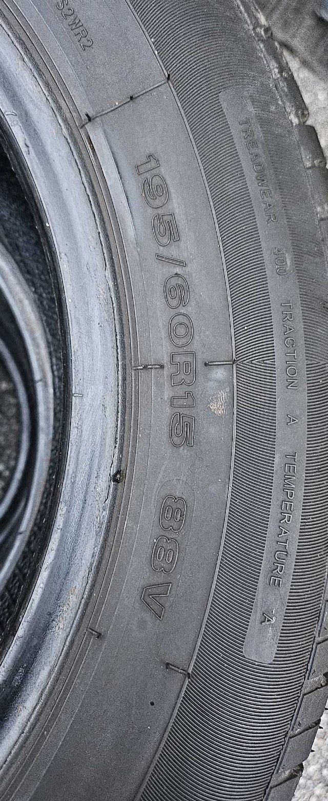 Used All Season Tires 195/60 R15 DOT 0924