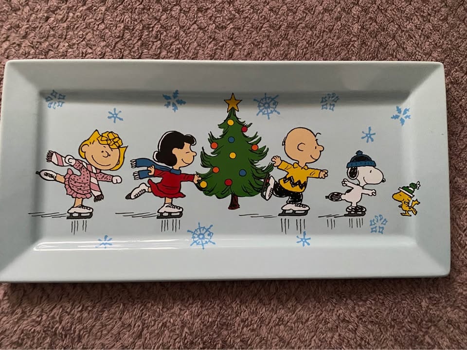 Peanuts Snoopy & Christmas Holiday Ceramic Mug and Tray - photo 2
