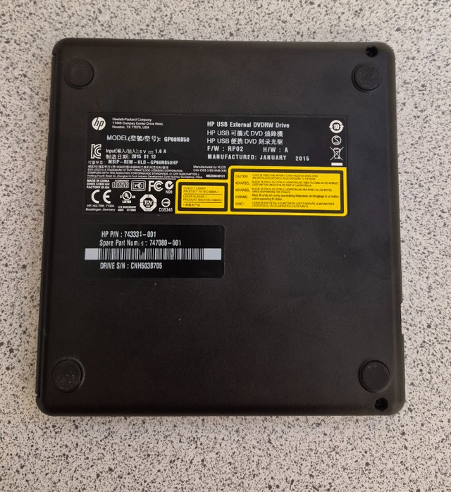 HP USB External DVD / CD Drive - photo 3