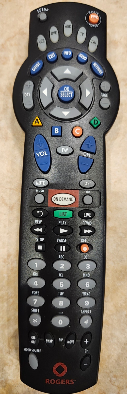 Digital cable TV universal remote control (1056B03)
