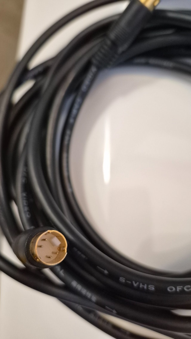 S-Video Cable 16ft (male to male) with female to male adapter - photo 4