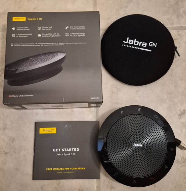 Jabra Speak 510 Bluetooth/USB Portable Speakerphone / Speaker - photo 2