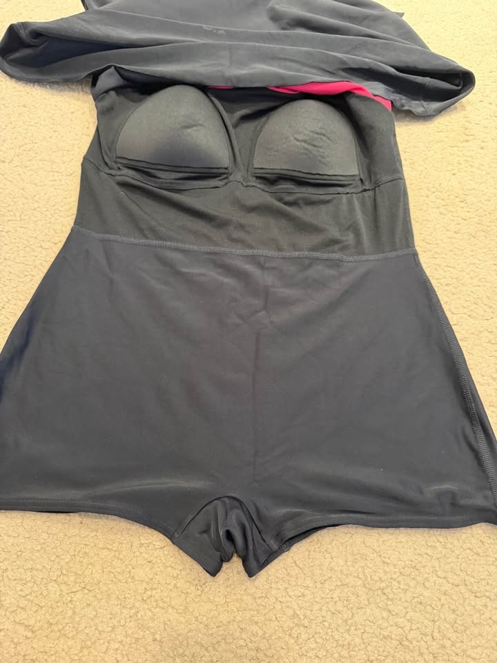 Women’s Swimming Dress Set – Reebok, Padded, Attached Shorts wit - photo 5