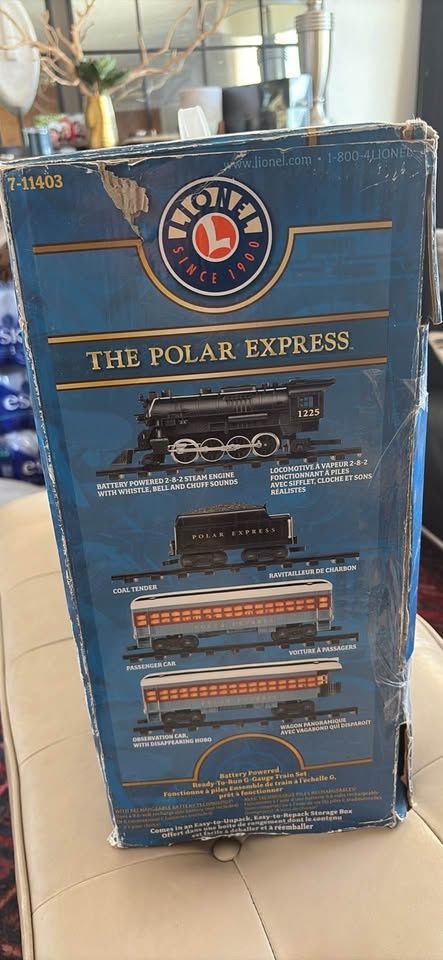 New LTD Edition Lionel Polar Express Gauge G Train Set - photo 2