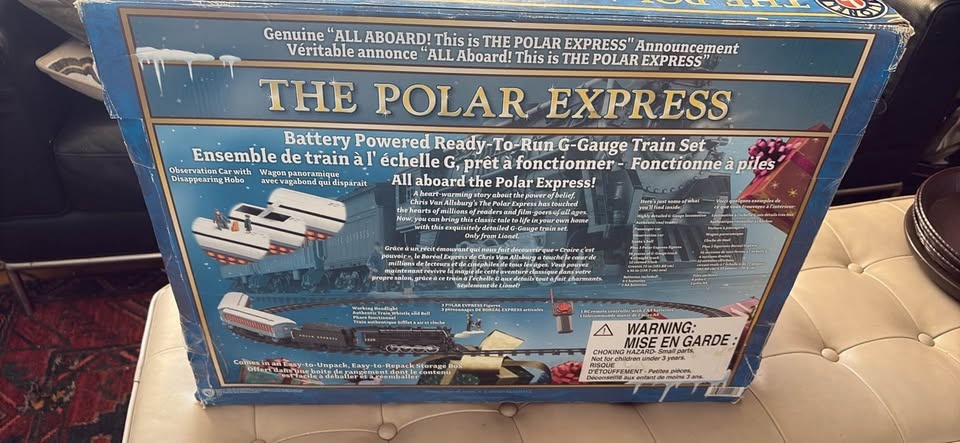 New LTD Edition Lionel Polar Express Gauge G Train Set - photo 4