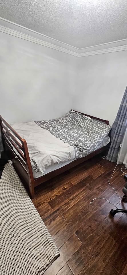 Bunk bed (Top disassembled) with mattress for the top