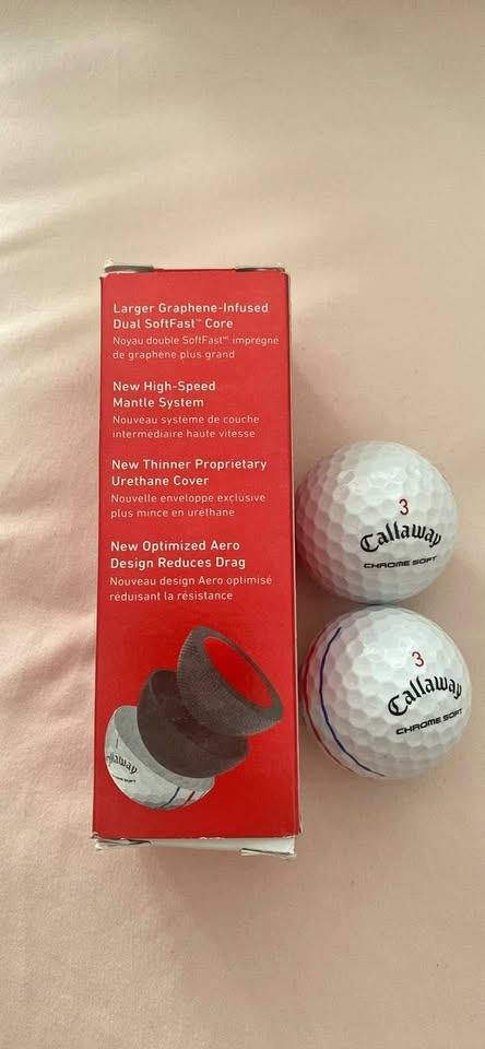 Callaway Chrome Soft Golf Balls (2x) – Triple Track