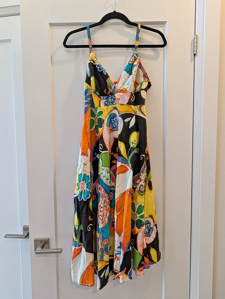 Jams World Floral Dress Size Small Made in Hawaii