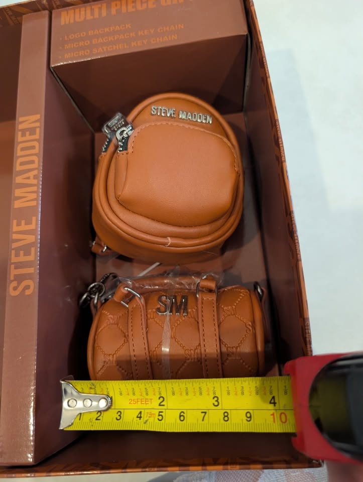 Steve Madden Micro Backpack and Satchel Key Chains - photo 4