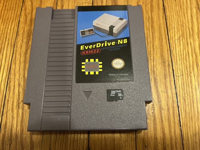 NES Rom Cartridge (Everdrive Clone) + 8GB SD Card - photo 2