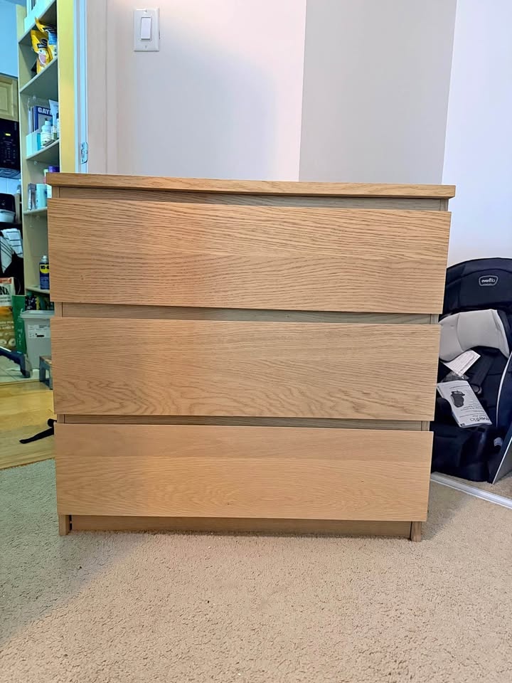 IKEA 3-Drawer Malm Dresser