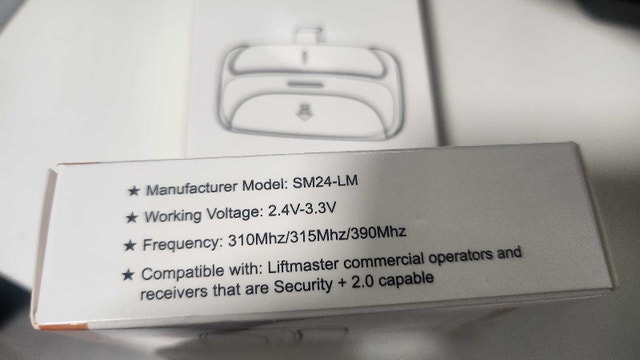 Universal Remote garage door opener
