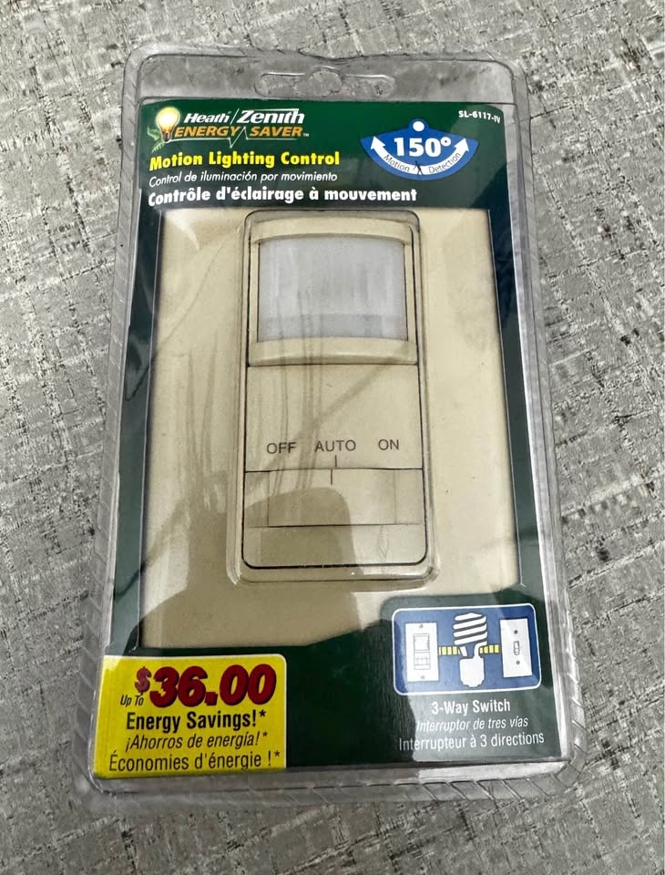 Heath Zenith Motion Activated Light Switch