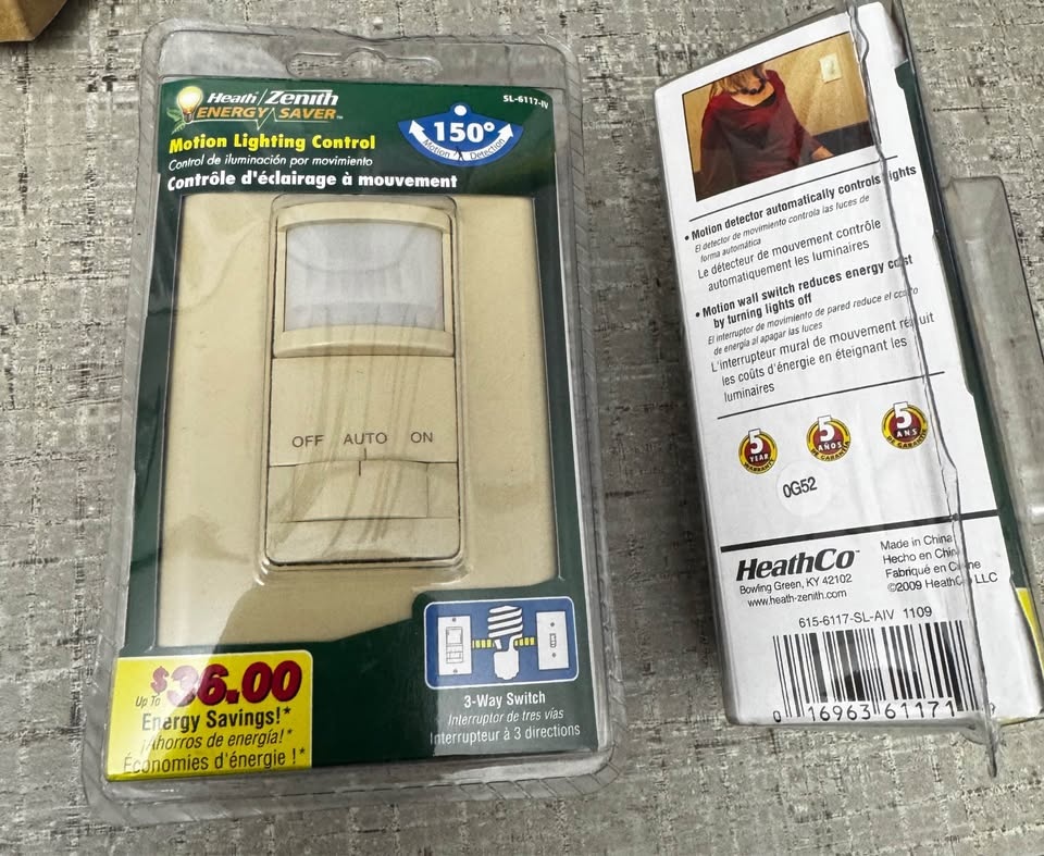 Heath Zenith Motion Activated Light Switch - photo 2