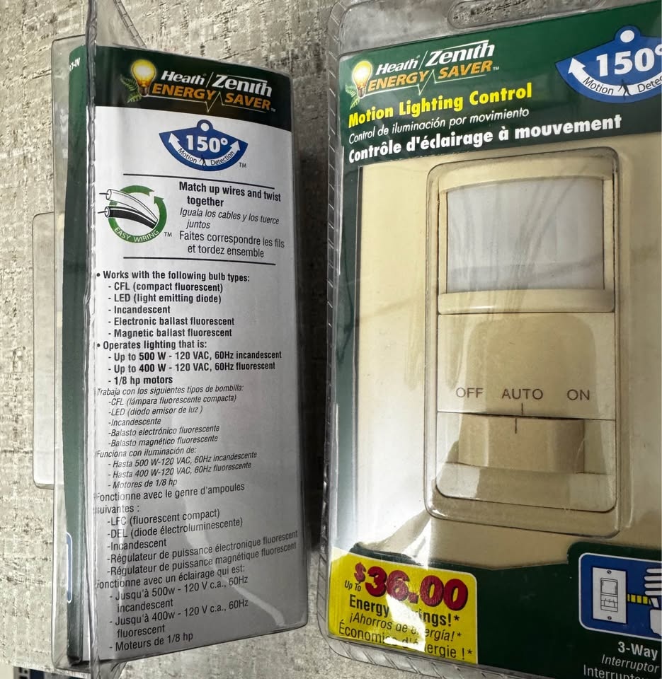 Heath Zenith Motion Activated Light Switch - photo 3