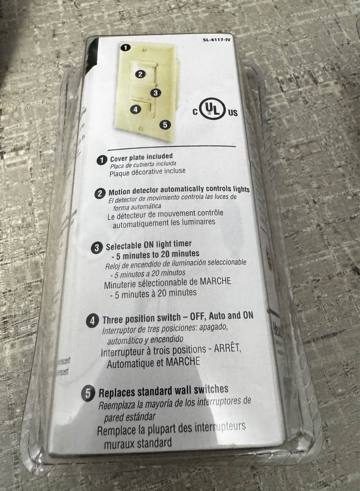 Heath Zenith Motion Activated Light Switch - photo 4