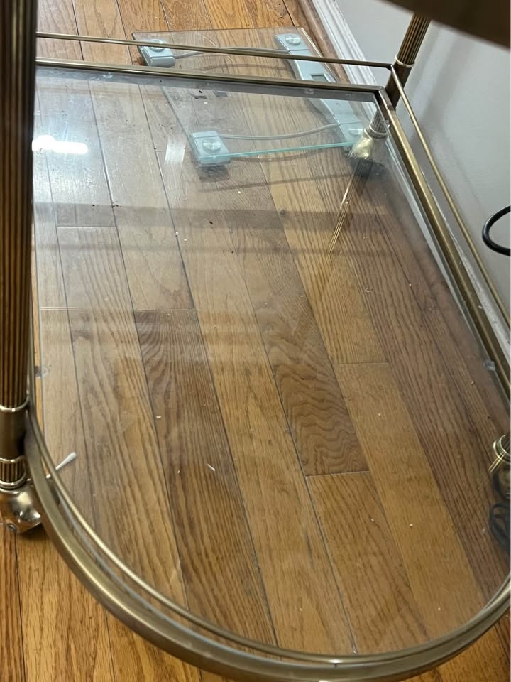 Brass bar cart - photo 3