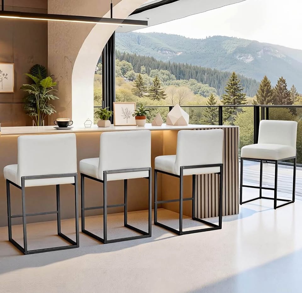 Set of 4 24-inch bar stools