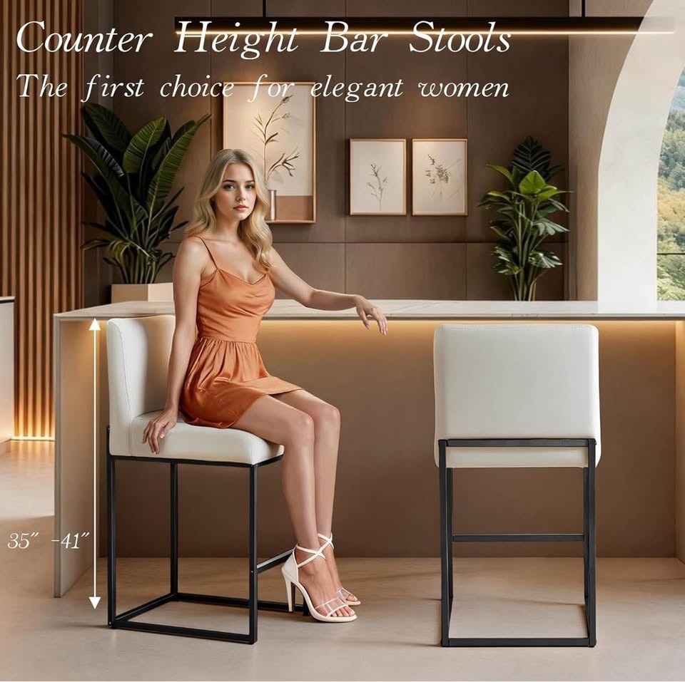 Set of 4 24-inch bar stools - photo 2