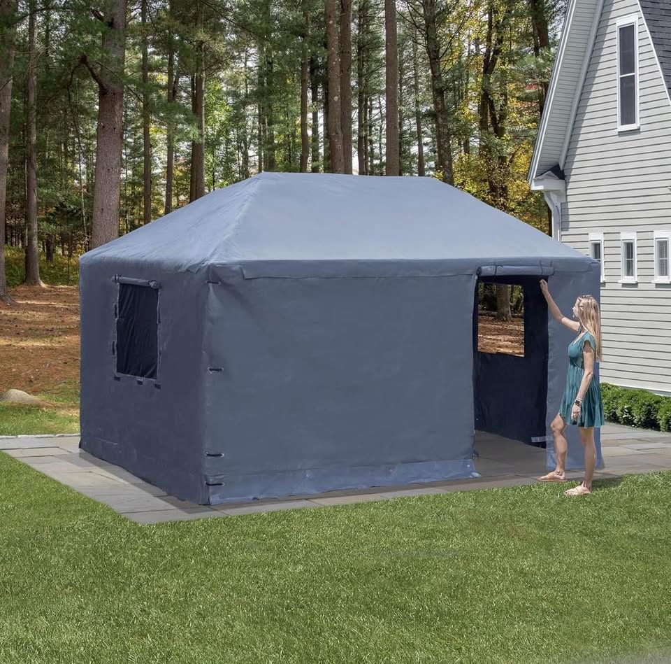 Sojag Winter Cover for 10’ x 16’ Gazebo – Waterproof, Roll-Up Do - photo 3