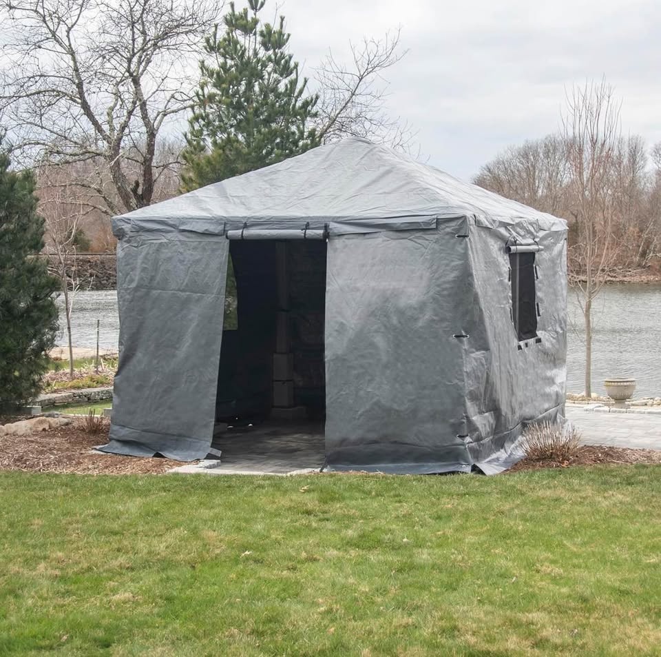 Sojag Winter Cover for 10’ x 16’ Gazebo – Waterproof, Roll-Up Do - photo 4