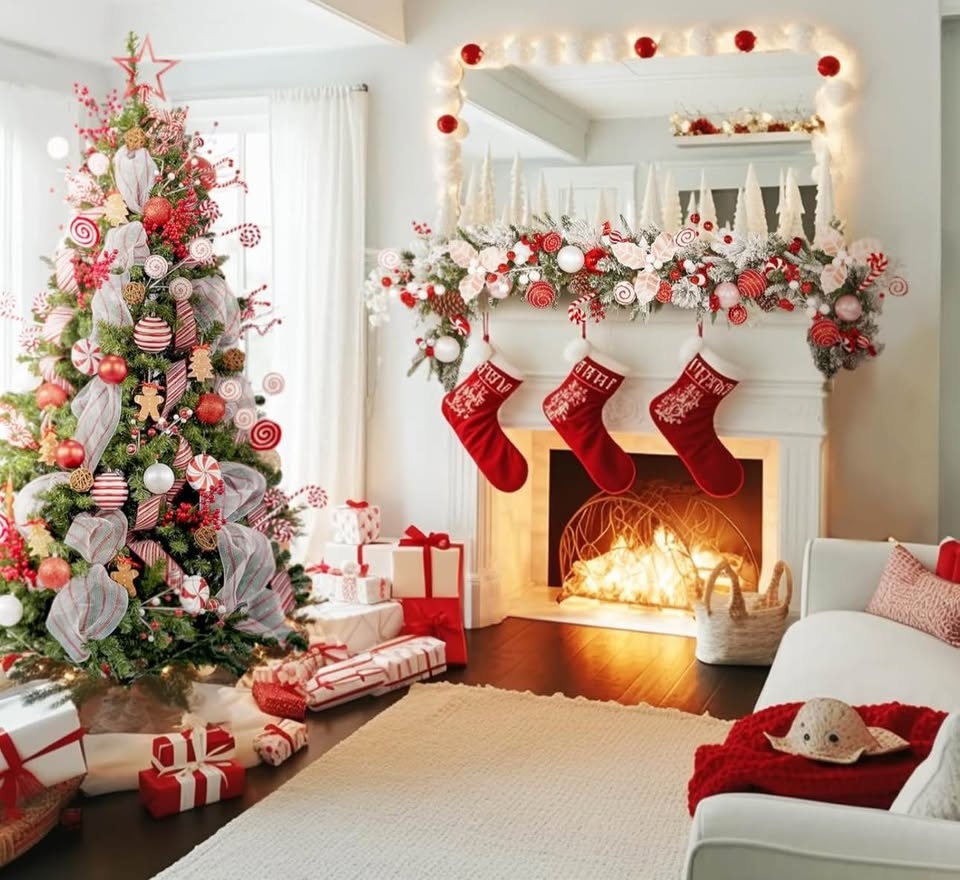 WBHome 6FT Pre-lit Artificial Christmas Tree with LED Lights & O - photo 5