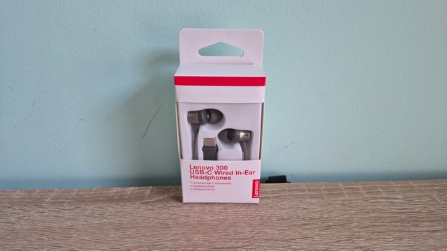 Lenovo 300 USB-C Wired In-Ear Headphones/Earbuds