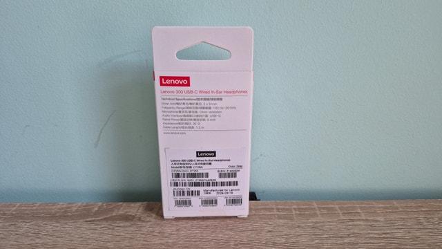 Lenovo 300 USB-C Wired In-Ear Headphones/Earbuds - photo 2