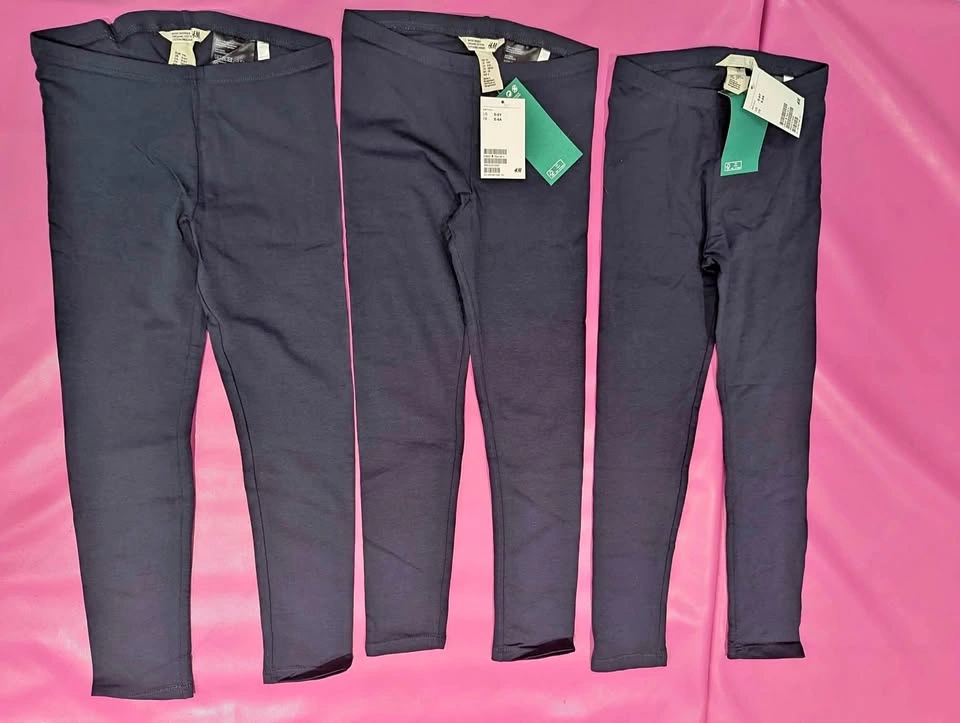 Brand New girls navy blue leggings size 5-6