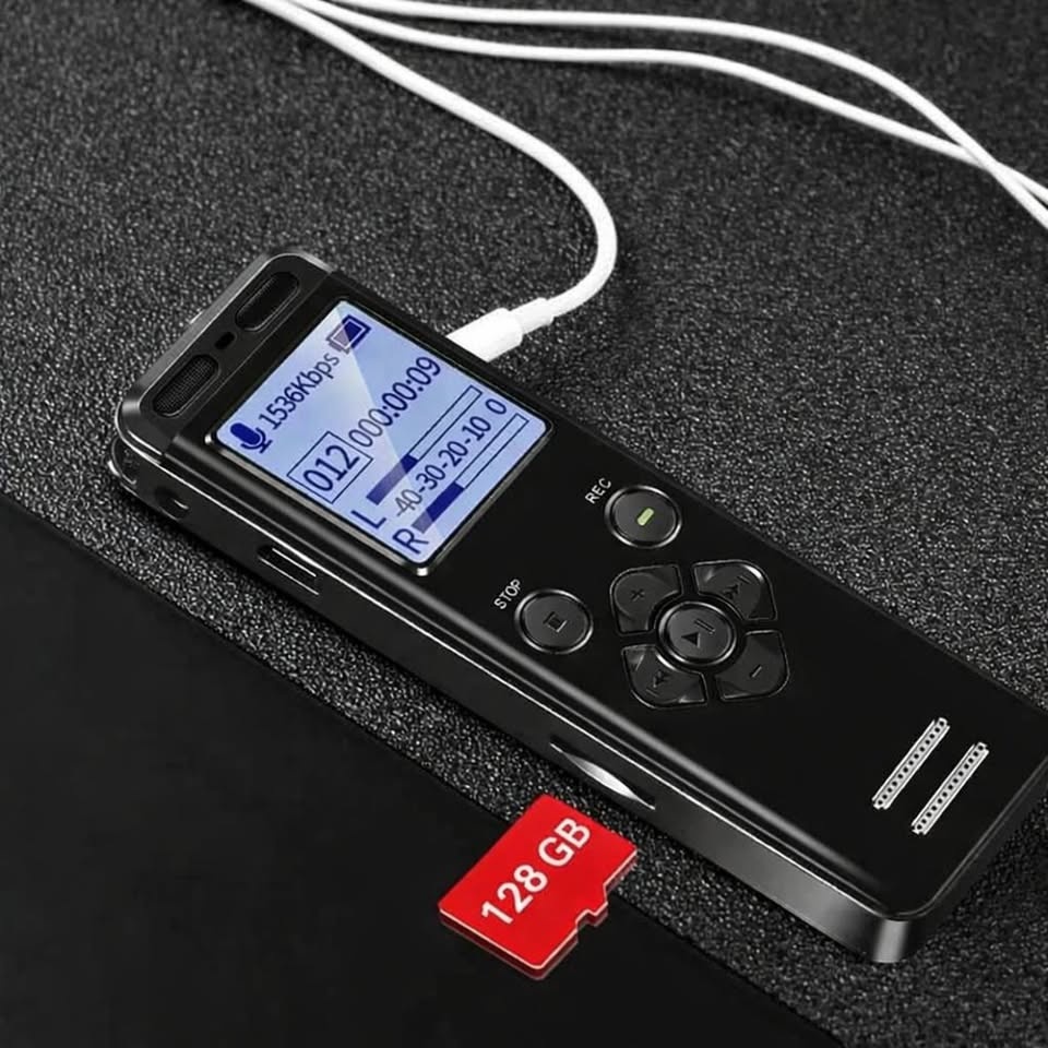128GB Voice Activated Digital Recorder Vandlion V36 - photo 4