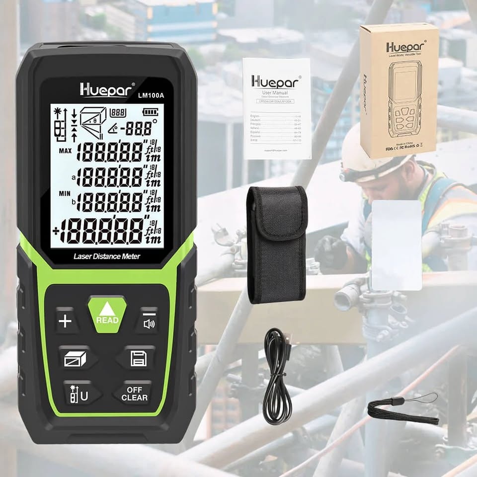 Huepar LM100A Laser Distance Measure