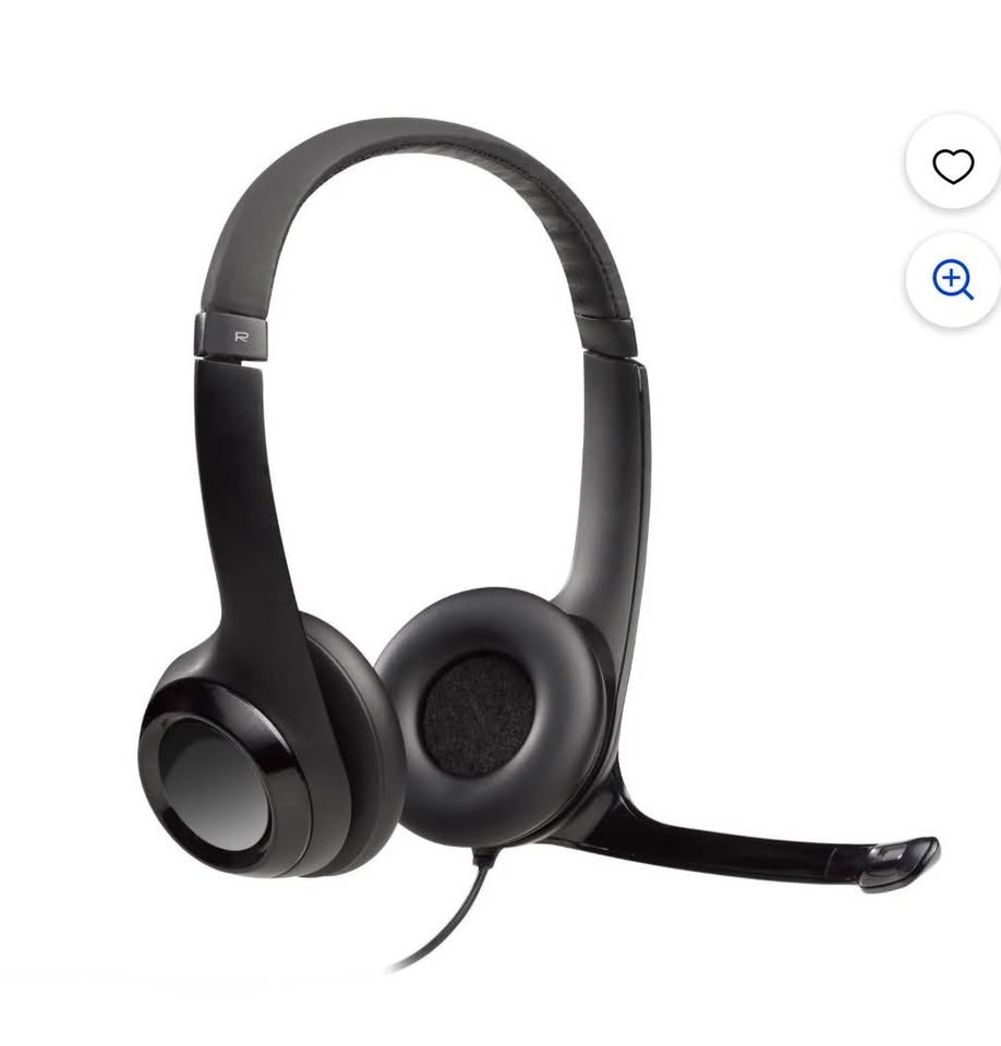 Logitech H390 USB-A Computer Headset - Black - photo 3