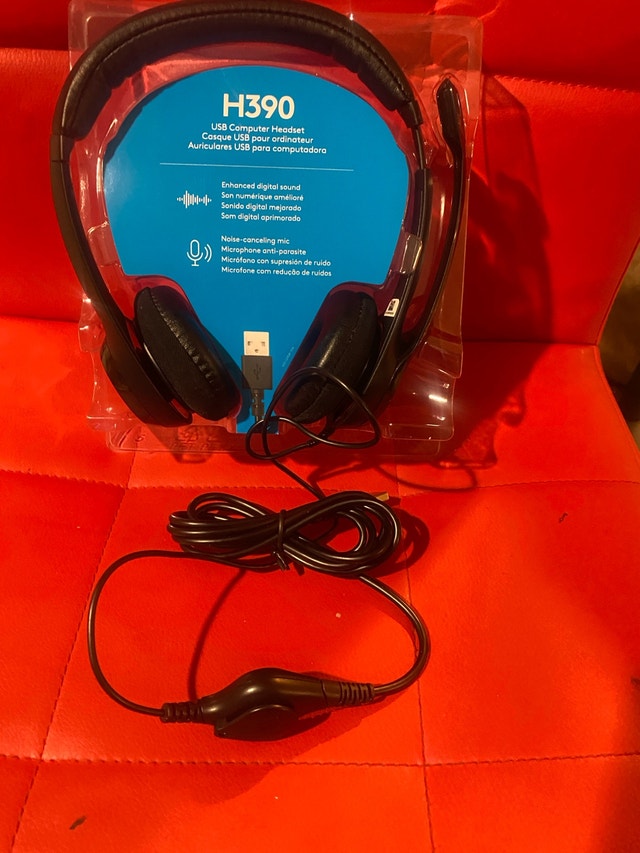 Logitech H390 USB-A Computer Headset - Black - photo 3