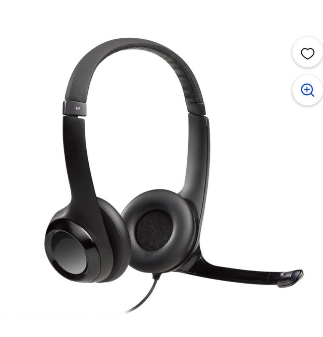 Logitech H390 USB-A Computer Headset - Black - photo 4