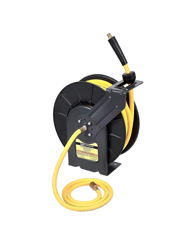 Commercial Heavy Duty Air Hose Reel, 3/8" x 50
