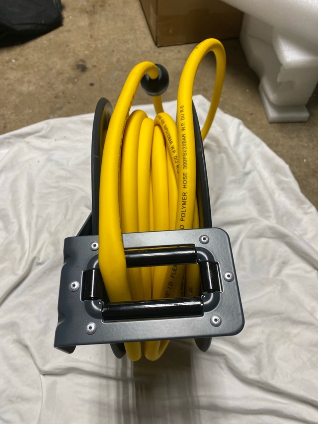 Commercial Heavy Duty Air Hose Reel, 3/8" x 50 - photo 3